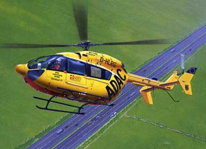 Revell 04486 EUROCOPTER EC145 RESCUE ADAC REGA Maquettes 1:72