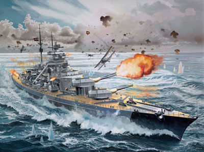 Revell 05040 BATTLESHIP BISMArc K Plastic models 1:350