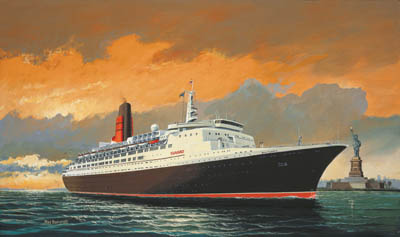Revell 05806 QUEEN ELIZABETH II Plastic models 1:1200