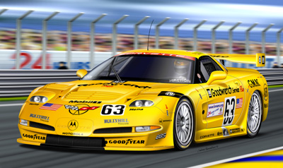 CORVETTE C5R LEMANS 2001