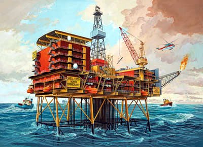 PLATEFORME PETROL.OILRIG