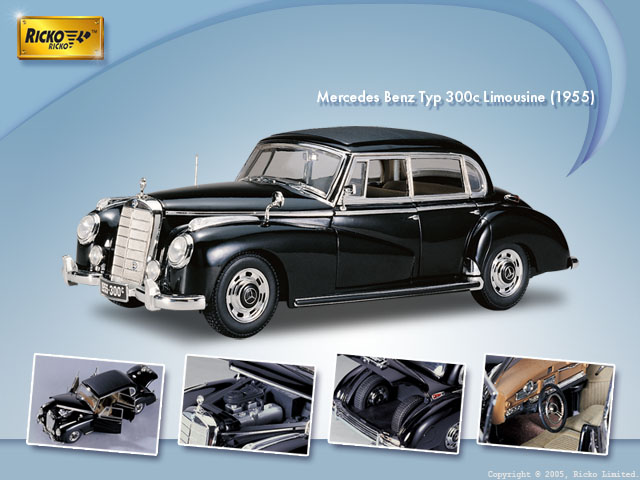 Ricko 32102 Mercedes Benz 300 C 1955 Miniatures 1:18