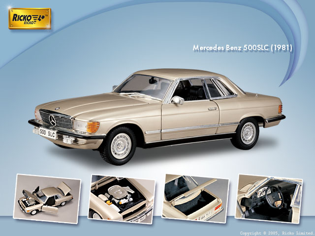 Ricko 32103 Mercedes Benz 500 SLC Die cast 1:18