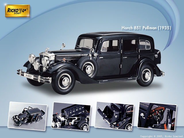 Ricko 32109 HORCH 851 1935 Die cast 1:18 Ricko 32109 HORCH 851 1935 Die cast 1:18