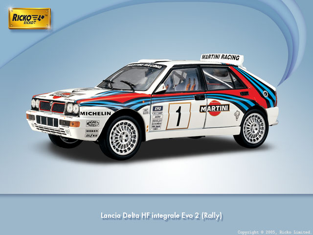 Ricko 32114 Lancia DELTA HF INTEGRALE MARTINI Miniatures 1:18 Ricko 32114 Lancia DELTA HF INTEGRALE MARTINI Miniatures 1:18