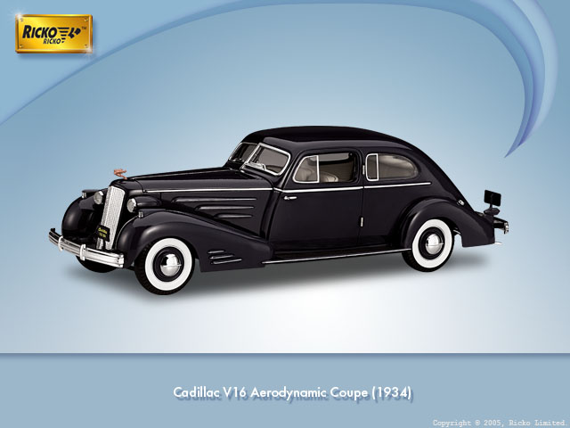 Ricko 32131 CADILLAC V16 1933 Miniatures 1:18 Ricko 32131 CADILLAC V16 1933 Miniatures 1:18