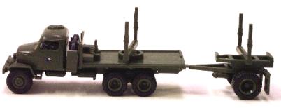 Rietze 00930 TRANSP. GRUMES 6X6 + REMORQUE Die cast HO Rietze 00930 TRANSP. GRUMES 6X6 + REMORQUE Die cast HO