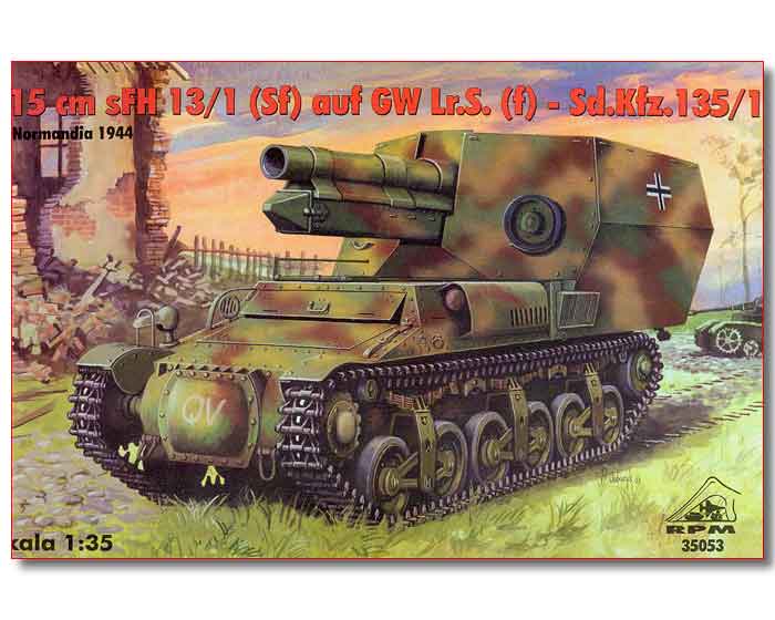 RPM 35053 SDKFZ 135/1 NORMANDIE 1944 Plastic models 1:35