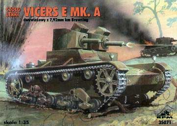 LIGHT TANK VICKERS E MK A