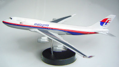 Schabak 850-65 Boeing 747/400 MALAYSIAN AIRLINES Die cast 1:250