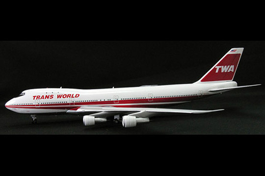 Schuco 3554507 BOEING 747/100 TRANS WORLD AIR LINES (INFLIGHT) Miniatures 1:200