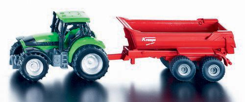 Deutz tracteur avec benne basculante