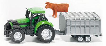 Siku 1640 Tracteur AVEC REMORQUE BETAIL Miniatures Siku 1640 Tracteur AVEC REMORQUE BETAIL Miniatures