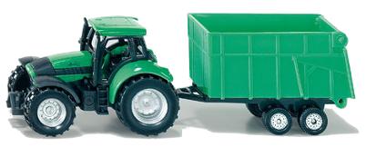 Siku 1641 Tracteur AVEC REMORQUE TANDEM Die cast 