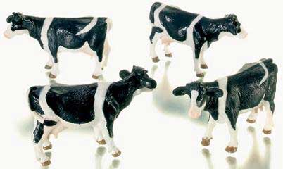 Siku 4693 Set de 4 vaches Miniatures 1:32 Siku 4693 Set de 4 vaches Miniatures 1:32