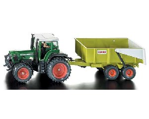 Fendt farmer favant avec tombereau (3881)