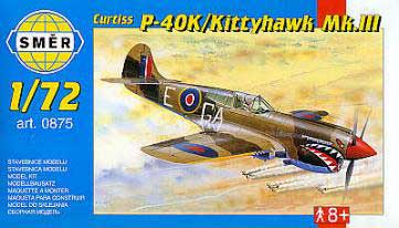 Smer 875 CURTISS P-40K Plastic models 1:72 Smer 875 CURTISS P-40K Plastic models 1:72