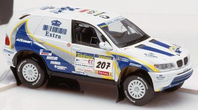 Solido 1597 BMW X5 RALLYE RAID 2004 Miniatures 1:43 Solido 1597 BMW X5 RALLYE RAID 2004 Miniatures 1:43