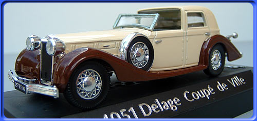 Solido 4051 DELAGE D8 120 1939 Miniatures 1:43