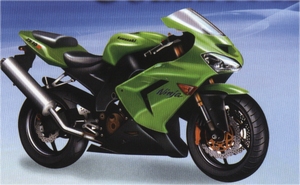 Solido 84019 KAWASAKI ZX 10 R 2004 Miniatures 1:18