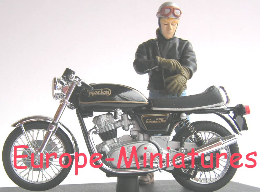 Solido 88003 NORTON COMMANDO Joe bar team Miniatures 1:18 Solido 88003 NORTON COMMANDO Joe bar team Miniatures 1:18