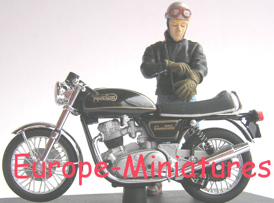 Solido 88003 NORTON COMMANDO Joe bar team Die cast 1:18