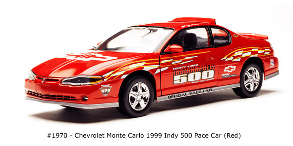 CHEVROLET Monte Carlo INDY 500 PACE CAR 1999