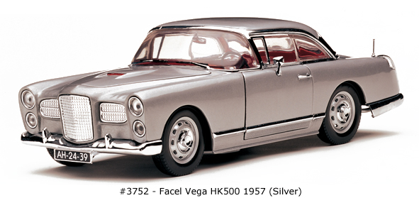 Sunstar 3752 FACEL VEGA HK 500 1958 Die cast 1:18