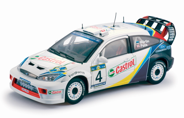 Sunstar 3901 Ford Focus RS WRC - M.Martin / M.Park Miniatures 1:18