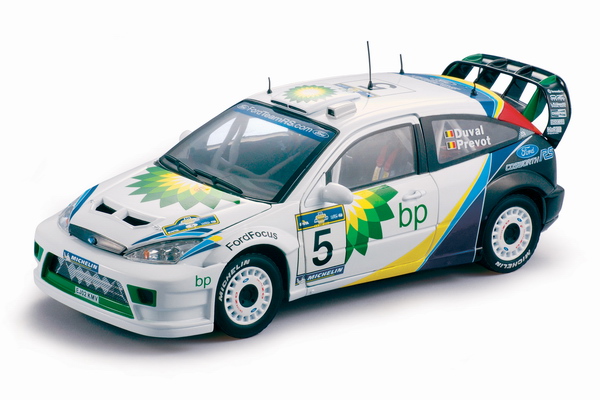 Sunstar 3902 Ford Focus RS WRC - F.Duval / S.Prevot Miniatures 1:18