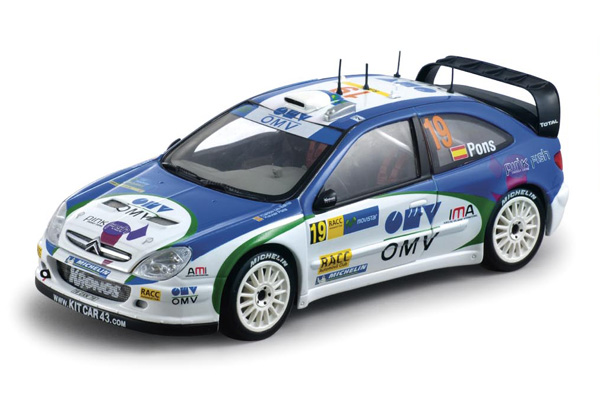 Sunstar 4418 CITROEN XSARA WRC - X.Pons / C. Del Barrio Miniatures 1:18 Sunstar 4418 CITROEN XSARA WRC - X.Pons / C. Del Barrio Miniatures 1:18