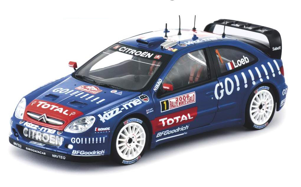 Sunstar 4419 CITROEN XSARA WRC Citroen Kronos - Sébastien Loeb / Daniel Elena Miniatures 1:18 Sunstar 4419 CITROEN XSARA WRC Citroen Kronos - Sébastien Loeb / Daniel Elena Miniatures 1:18