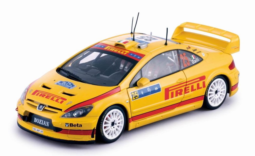 Sunstar 4696 Peugeot 307 WRC PIRELLI - G.Galli / G.Bernacchini Miniatures 1:18 Sunstar 4696 Peugeot 307 WRC PIRELLI - G.Galli / G.Bernacchini Miniatures 1:18