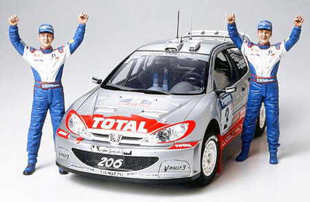 Tamiya 24262 PEUGEOT 206 WRC CHAMPIONNAT 2002 Plastic models 1:24 Tamiya 24262 PEUGEOT 206 WRC CHAMPIONNAT 2002 Plastic models 1:24