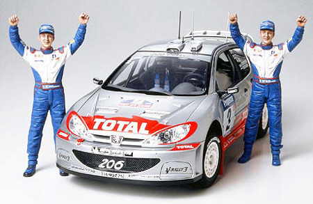 Tamiya 24262 PEUGEOT 206 WRC CHAMPIONNAT 2002 Plastic models 1:24