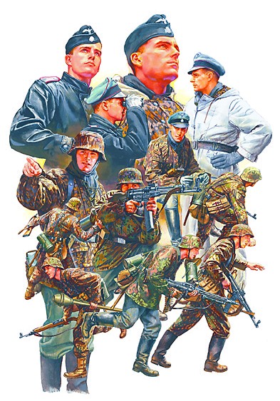 INFANTERIE TANKISTES ALLEMAND WW2