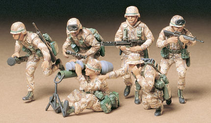 SOLDATS US TENUE DESERT