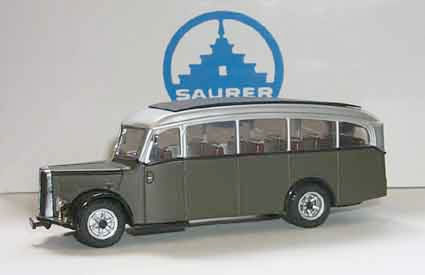 Tek-hoby 5303 SAURER 3CT1D BUS MILITAIRE Miniatures 1:43