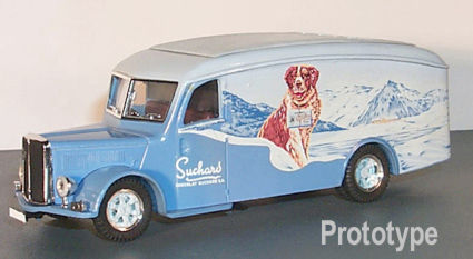 Tek-hoby 5331 SAURER 3CT1D FOURGON MILKA Die cast 1:43