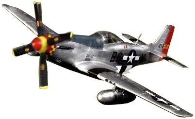 Unimax 85023 US P 51D MUSTANG NORMANDIE 1944 Miniatures 1:72