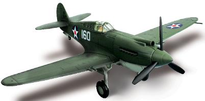 Unimax 85031 P-40 US PEARL HARBOUR 1941 Miniatures 1:72