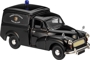 Vanguards 01124 MORRIS MINOR VAN Police de CARDIFF Miniatures 1:43