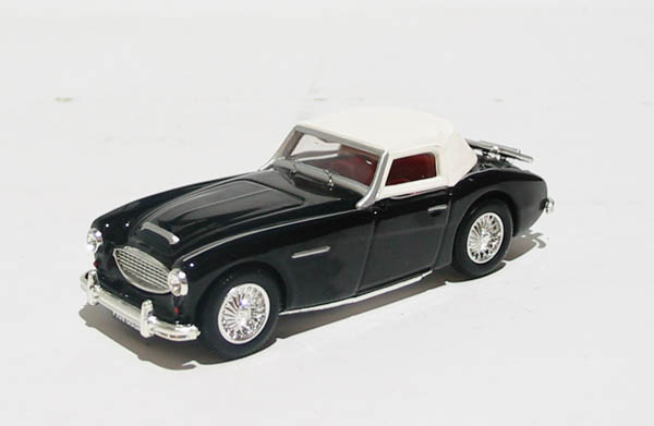 Vanguards 05103 AUSTIN HEALEY MK2 CLOSED TOP et TOIT [blanc] Miniatures 1:43