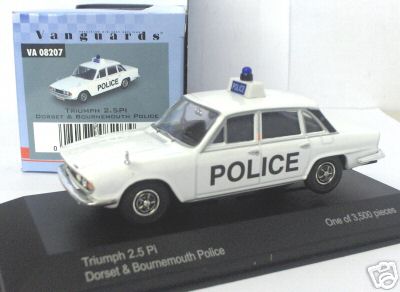 Vanguards 08207 TRIUMPH 2,5 PSI Police DORSET Miniatures 1:43 Vanguards 08207 TRIUMPH 2,5 PSI Police DORSET Miniatures 1:43