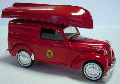 Verem 1118 RENAULT JUVA 4 AVEC CANOT Miniatures 1:43 Verem 1118 RENAULT JUVA 4 AVEC CANOT Miniatures 1:43