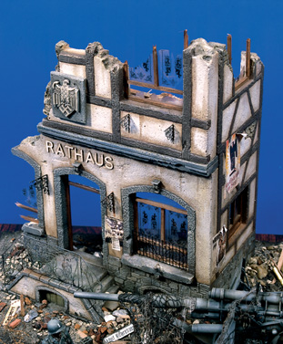 Verlinden 0103 MAIRIE EN RUINE Plastic models 