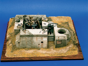 Verlinden 0113 BLOCKHAUS ANTI-AERIEN ATL Plastic models 