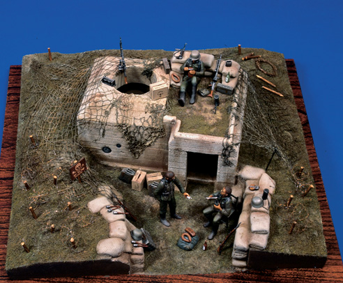 Verlinden 0116 BLOCKHAUS MODELE TOBROUK Plastic models 
