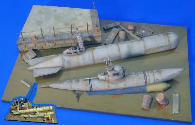 Verlinden 02483 DIORAMA DOCK ALLEMANDS Maquettes 1:35