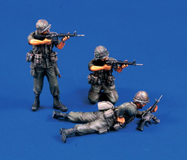 FUSILLIERS US VIETNAM 54 MM X3